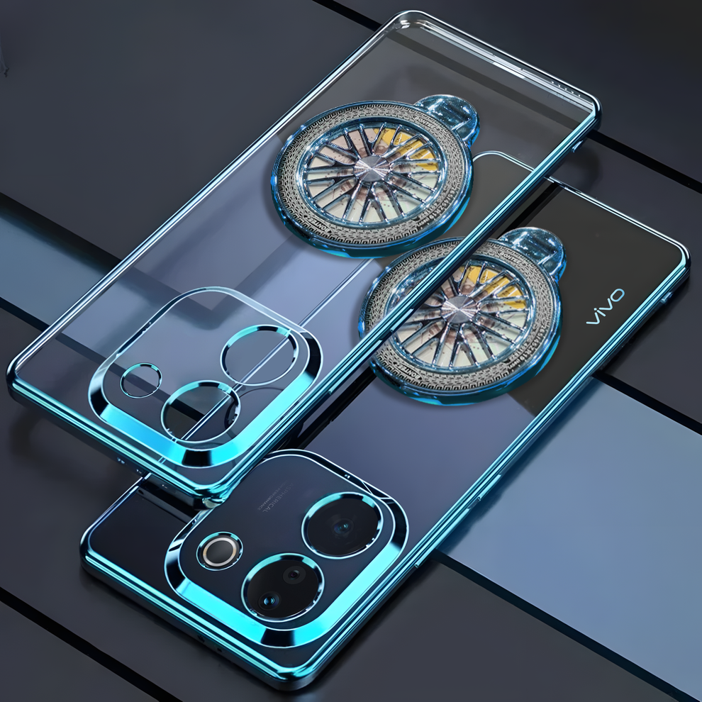Electroplated back cover for Vivo T3 Pro 5G with sporty rim look