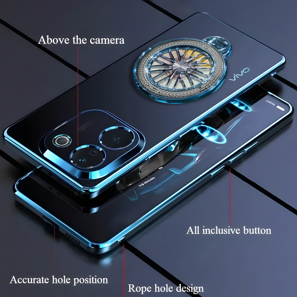 Stylish and shiny Ferrari wheel case for Vivo T3 Pro 5G