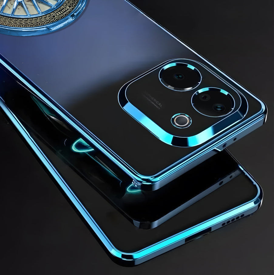 Eye-catching Ferrari wheel electroplating case for Vivo T3 Pro 5G