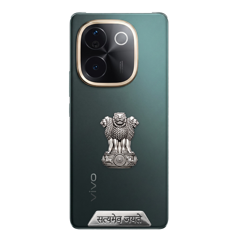 Vivo T3 Pro 5G Compatible Satyamev Jayate 3D Metal Emblem Sticker