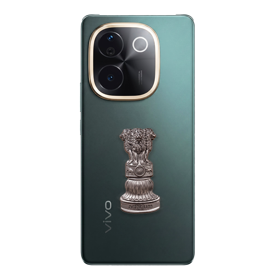 Vivo T3 Pro 5G Compatible Satyamev Jayate 3D Metal Emblem Sticker