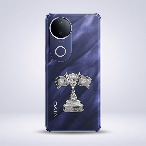 Vivo T4R 5G Compatible Satyamev Jayate 3D Metal Emblem Sticker