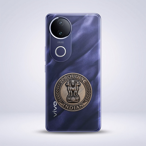 Vivo T4R 5G Compatible Satyamev Jayate 3D Metal Emblem Sticker