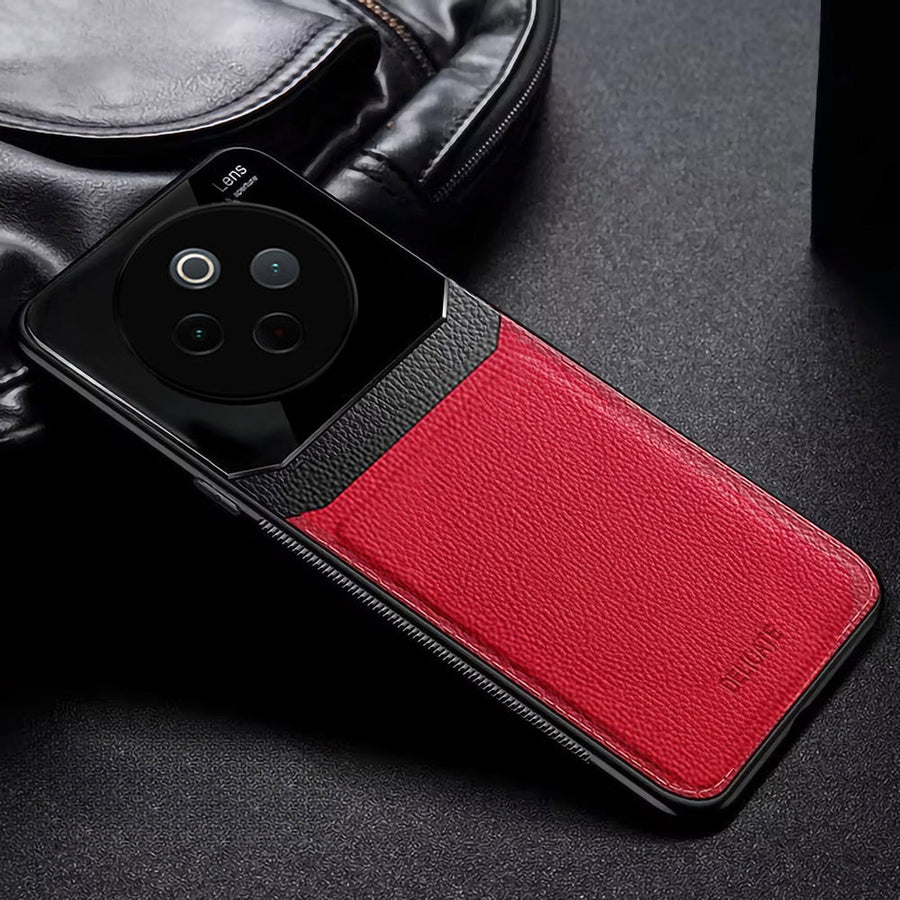 Vivo T4 5G Premium Leather Lens Protective Case