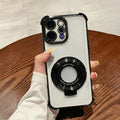 Vivo V70 Elite 5G Original Luxury Magnifier Ring Stand Shockproof Airbags Corner Case