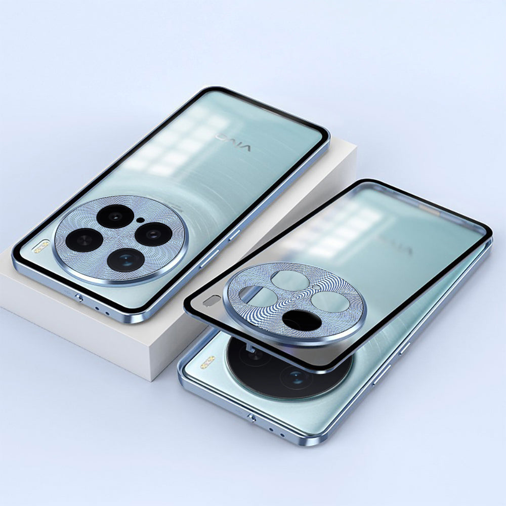 Vivo X200 Pro 5G Aluminium Metal Bumper Shield Transparent Back Case