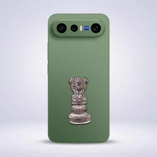 Vivo X300 FE 5G Compatible Satyamev Jayate 3D Metal Emblem Sticker