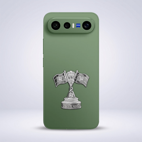 Vivo X300 FE 5G Compatible Satyamev Jayate 3D Metal Emblem Sticker