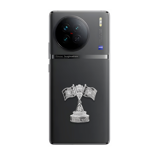 Vivo X90 5G Compatible Satyamev Jayate 3D Metal Emblem Sticker