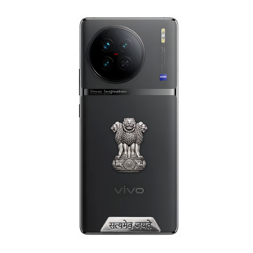 Vivo X90 5G Compatible Satyamev Jayate 3D Metal Emblem Sticker