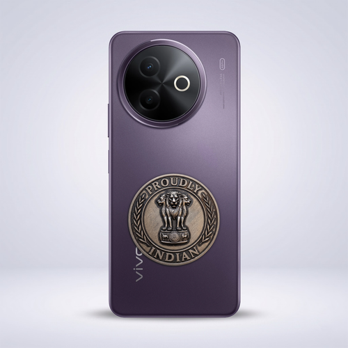 Vivo Y39 5G Compatible Satyamev Jayate 3D Metal Emblem Sticker