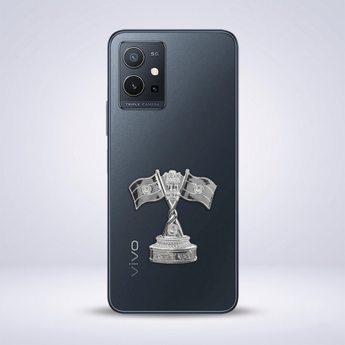 Vivo Y75 5G Compatible Satyamev Jayate 3D Metal Emblem Sticker