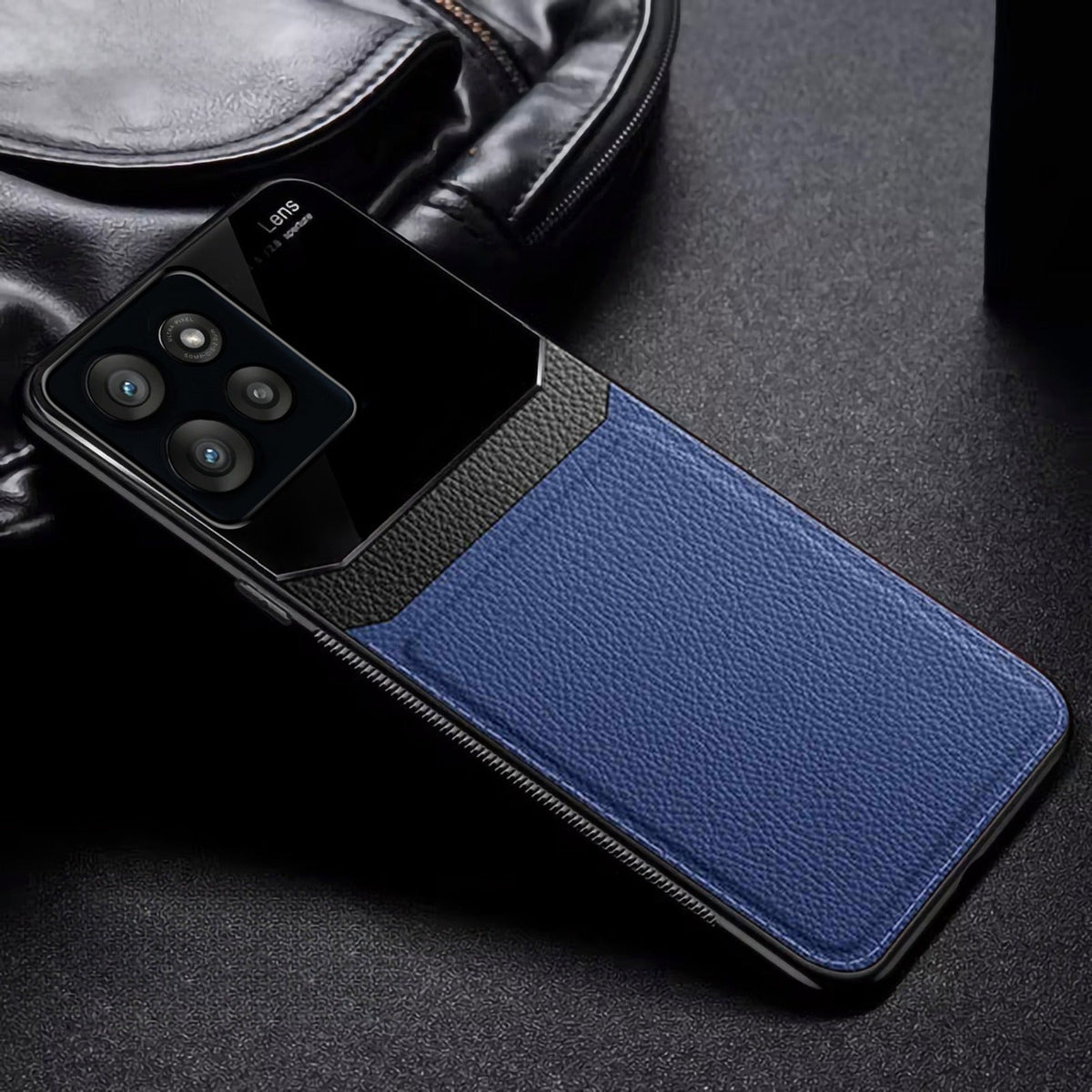 Motorola Edge 60 Fusion 5G Premium Leather Lens Protective Case