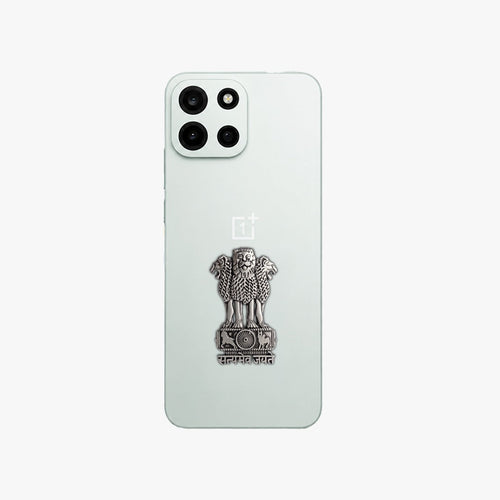 OnePlus Nord 6 5G Compatible Satyamev Jayate 3D Metal Emblem Sticker