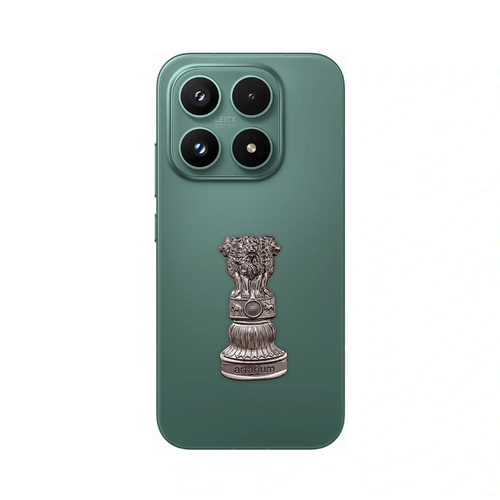 Xiaomi 17 5G Compatible Satyamev Jayate 3D Metal Emblem Sticker