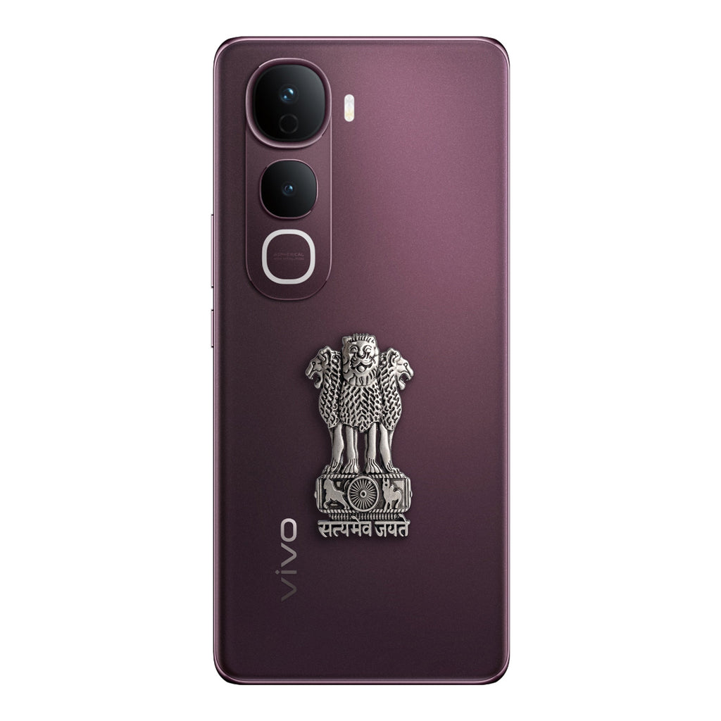 Vivo Y400 Pro 5G Compatible Satyamev Jayate 3D Metal Emblem Sticker