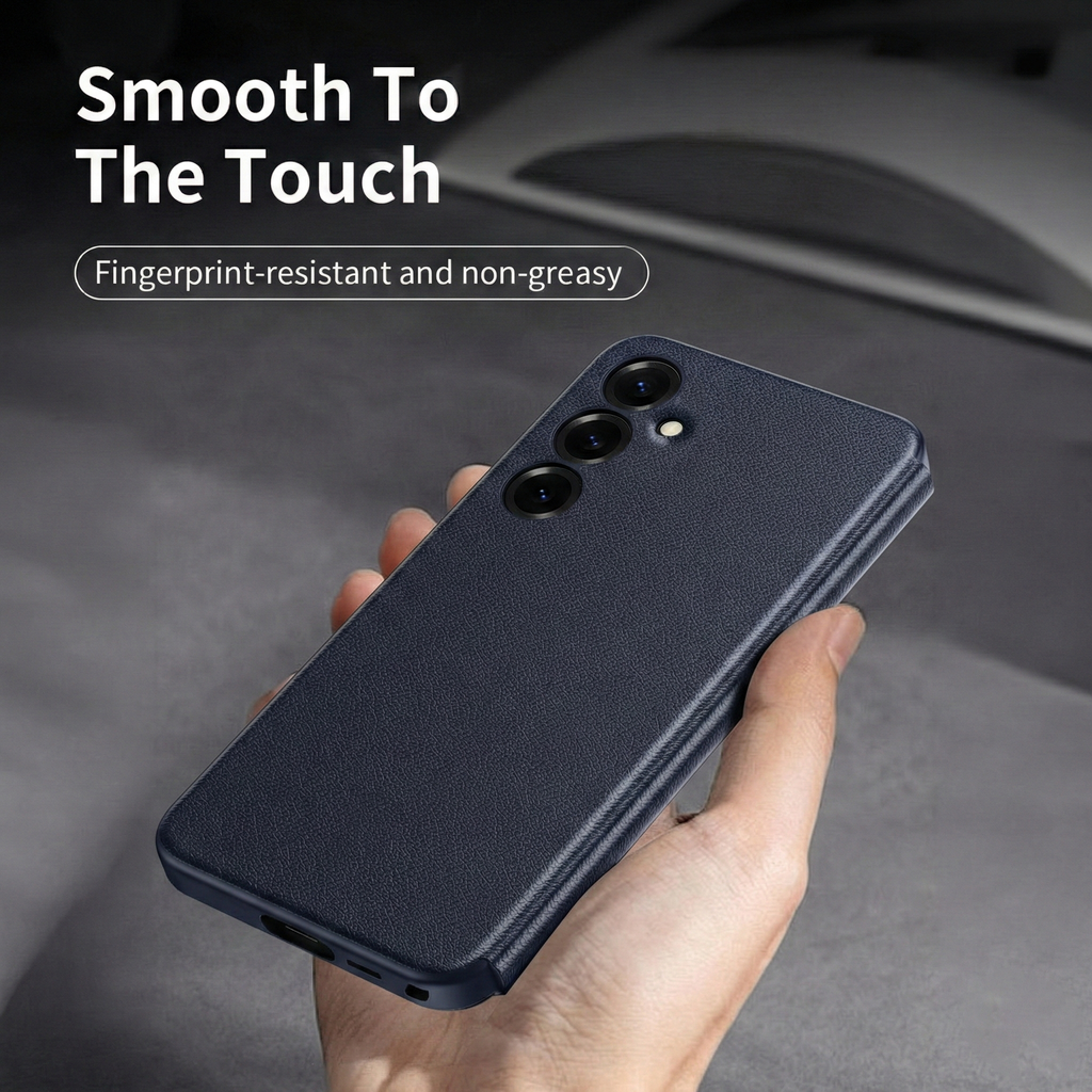 Samsung Galaxy S25 FE 5G Smart Side Window Flip Leather Case
