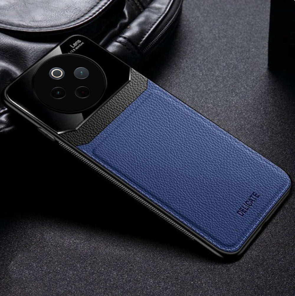 Vivo T4 5G Premium Leather Lens Protective Case