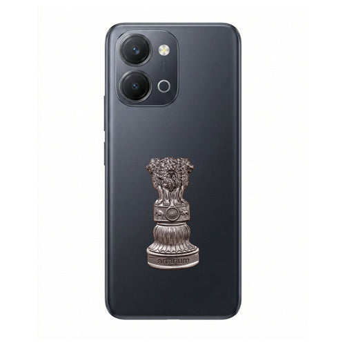 iQOO Z11x 5G Compatible Satyamev Jayate 3D Metal Emblem Sticker