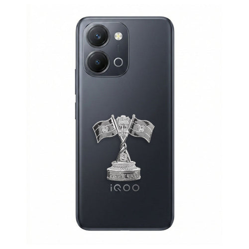 iQOO Z11x 5G Compatible Satyamev Jayate 3D Metal Emblem Sticker