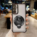 Samsung Galaxy M56 5G Premium Billion Wheel Rotating Shockproof Airbags Case