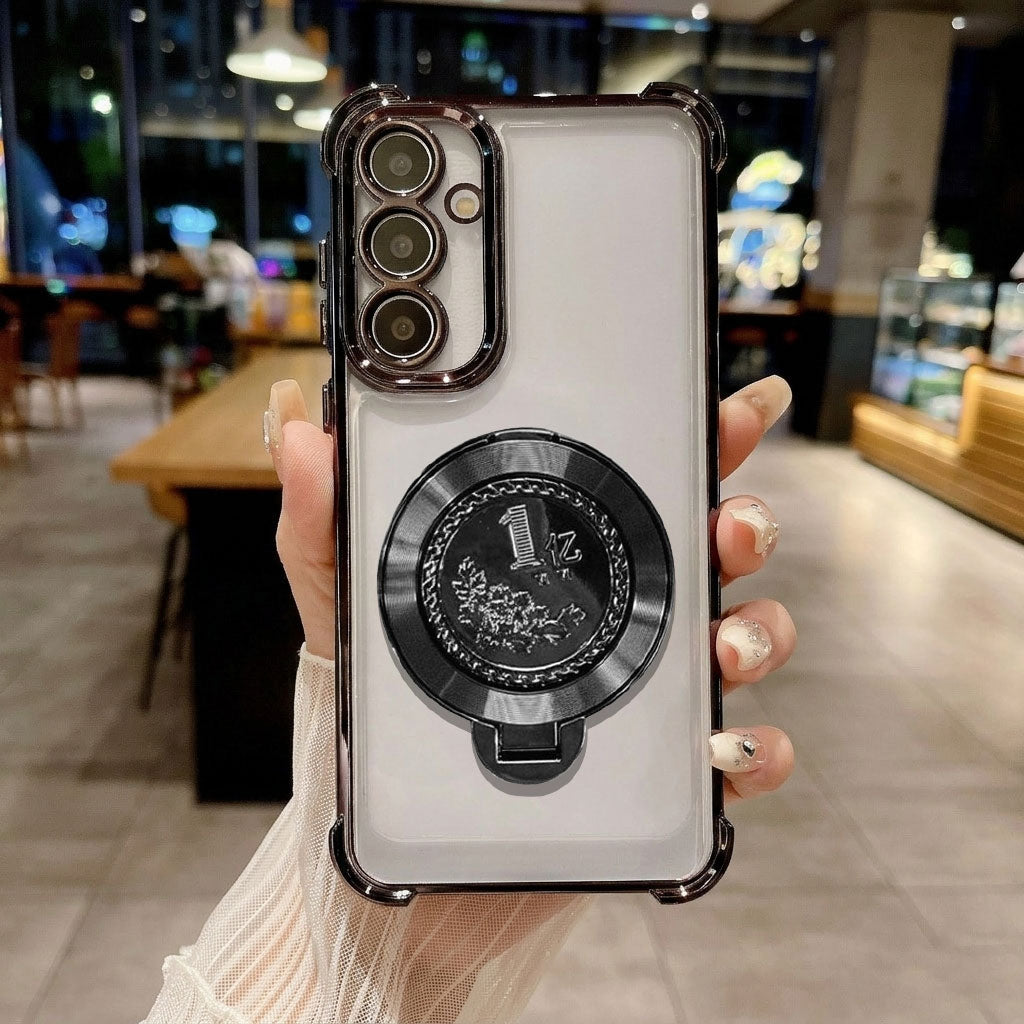 Samsung Galaxy M56 5G Premium Billion Wheel Rotating Shockproof Airbags Case