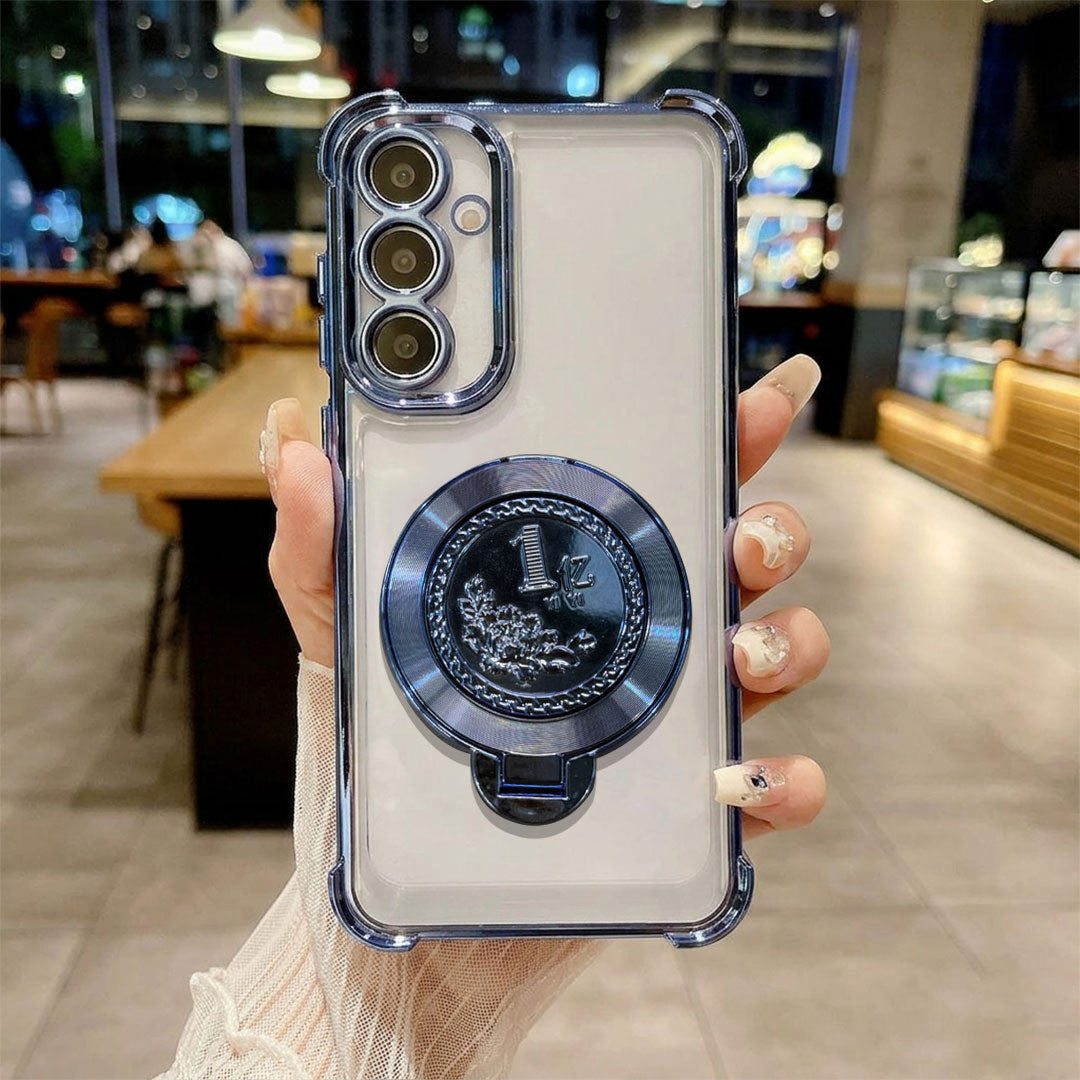 Samsung Galaxy A17 5G Premium Billion Wheel Rotating Shockproof Airbags Case