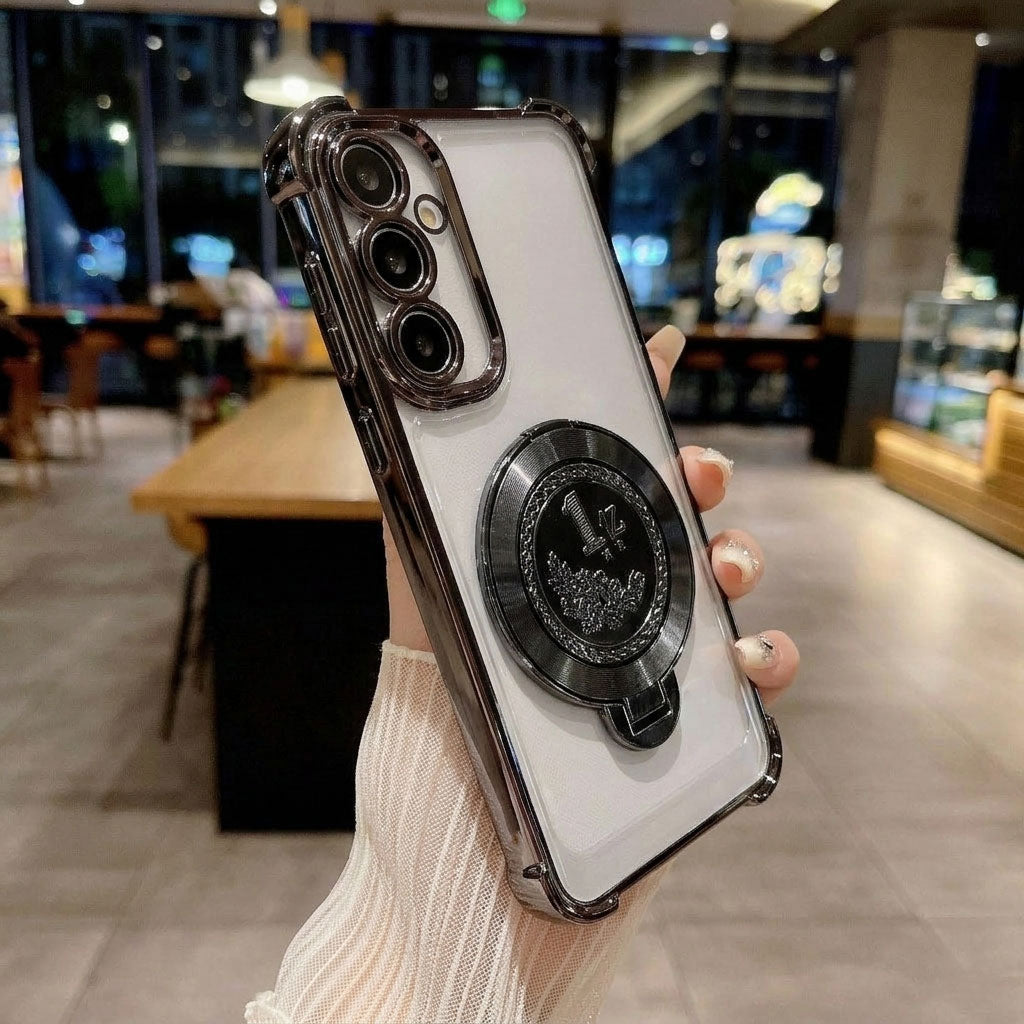 Samsung Galaxy A17 5G Premium Billion Wheel Rotating Shockproof Airbags Case