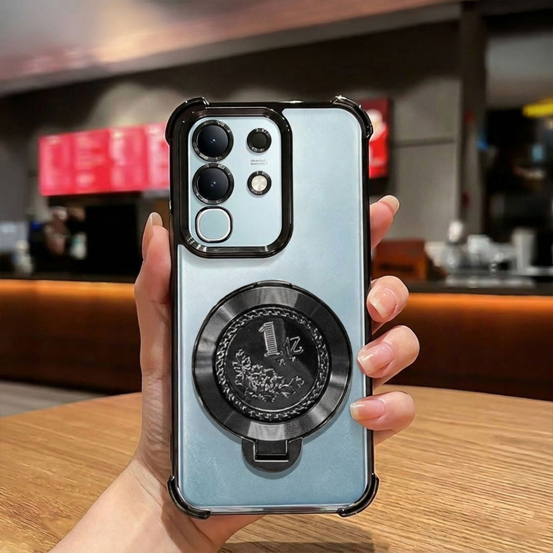 Vivo T4x 5G Premium Billion Wheel Rotating Shockproof Airbags Case