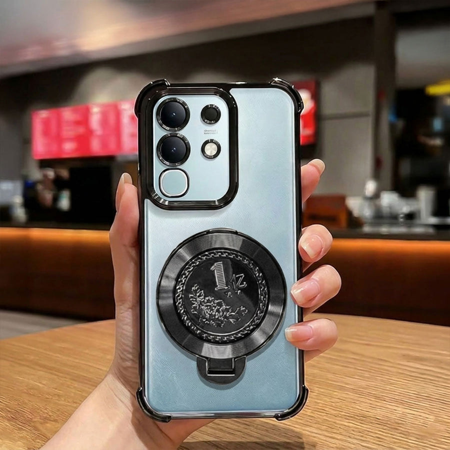 Vivo T4x 5G Premium Billion Wheel Rotating Shockproof Airbags Case