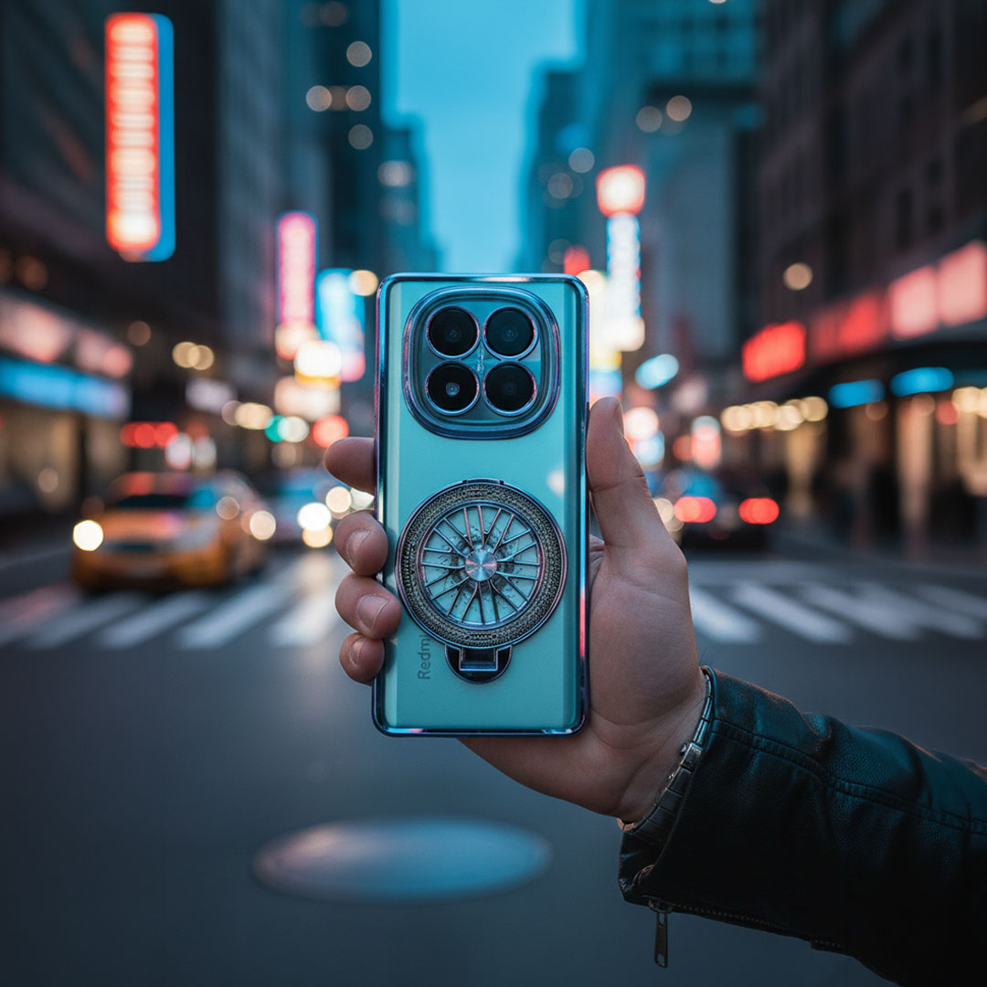 Redmi Note 14 Pro+ 5G Ferrari Wheel Electroplating Case