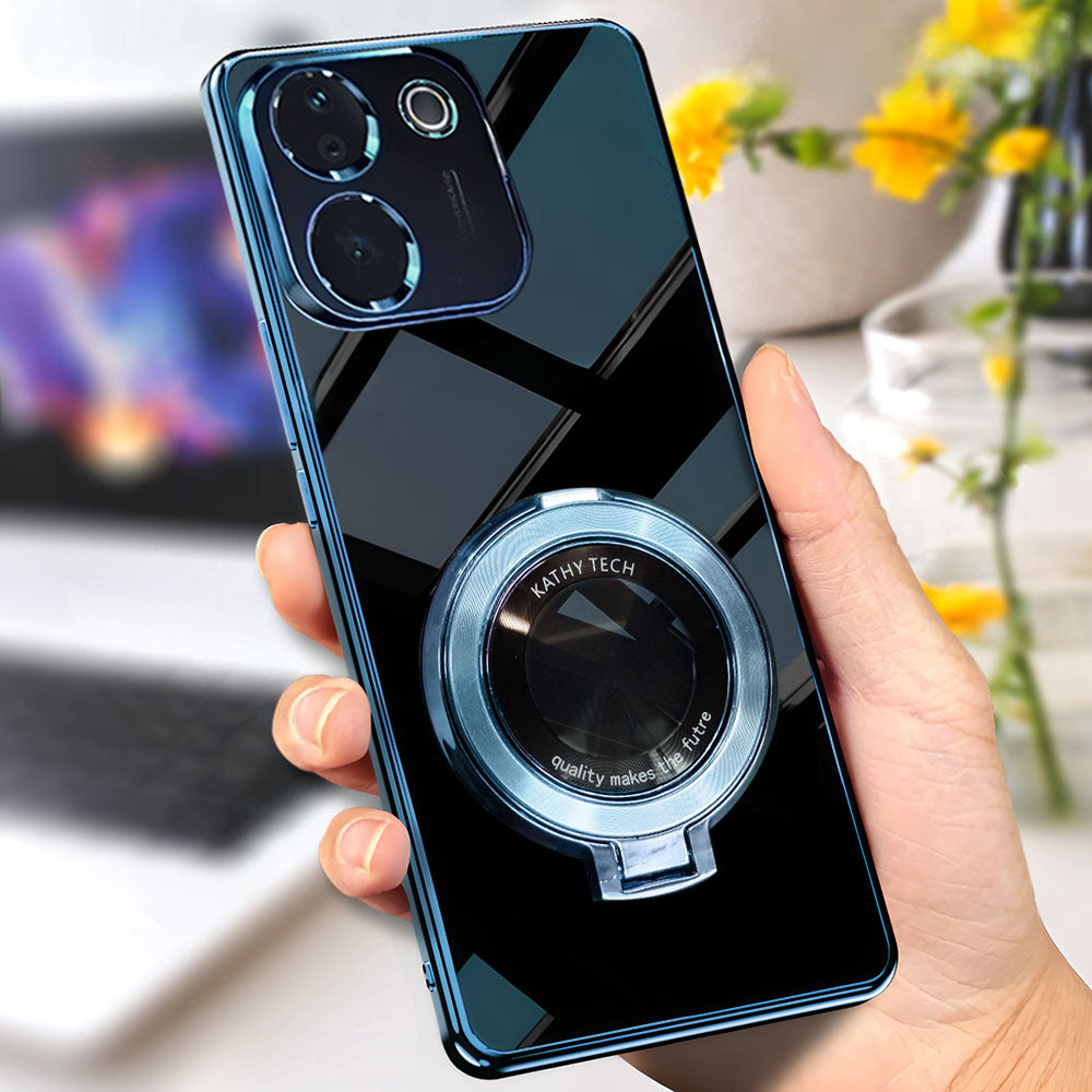 Vivo T3 Pro 5G Magnifier Electroplating Case