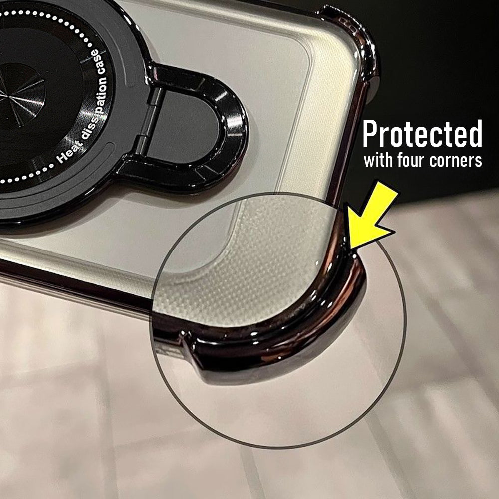 OnePlus Nord CE3 5G Original Luxury Magnifier Ring Stand Shockproof Airbags Corner Case