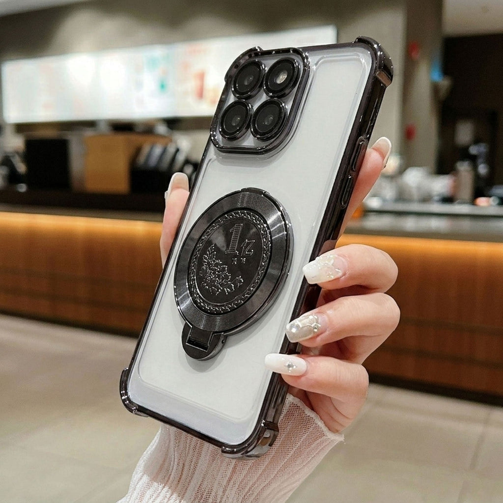 Motorola Edge 60 Pro 5G Premium Billion Wheel Rotating Shockproof Airbags Case