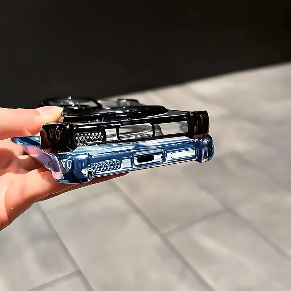 Samsung Galaxy M56 5G Luxury Four Corner Invincible Bracket Ring Stand Case