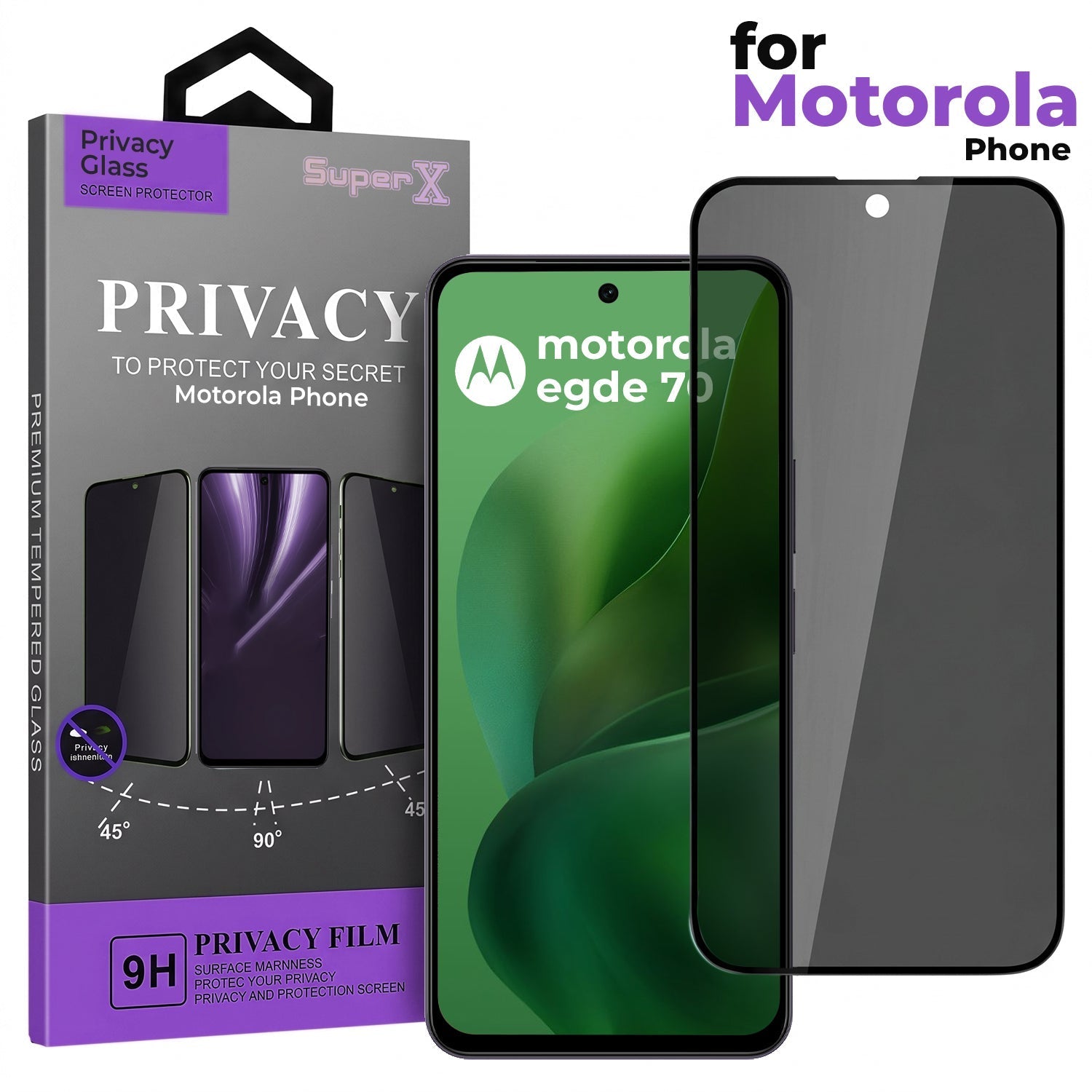 Motorola Edge 70 5G Luxury Four Corner Invincible Bracket Ring Stand Case