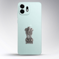 OnePlus N6 5G Compatible Satyamev Jayate 3D Metal Emblem Sticker