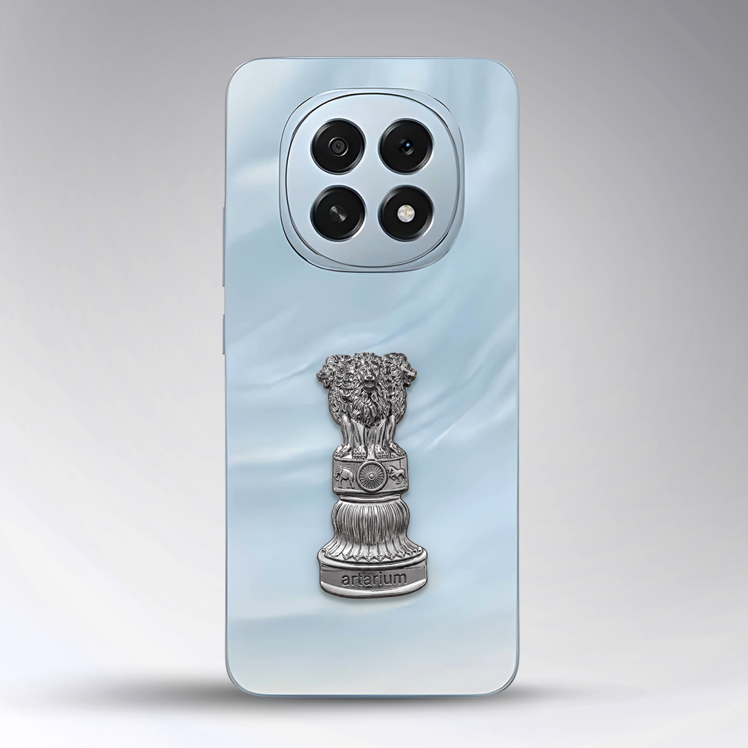 Oppo F29 5G Compatible Satyamev Jayate 3D Metal Emblem Sticker