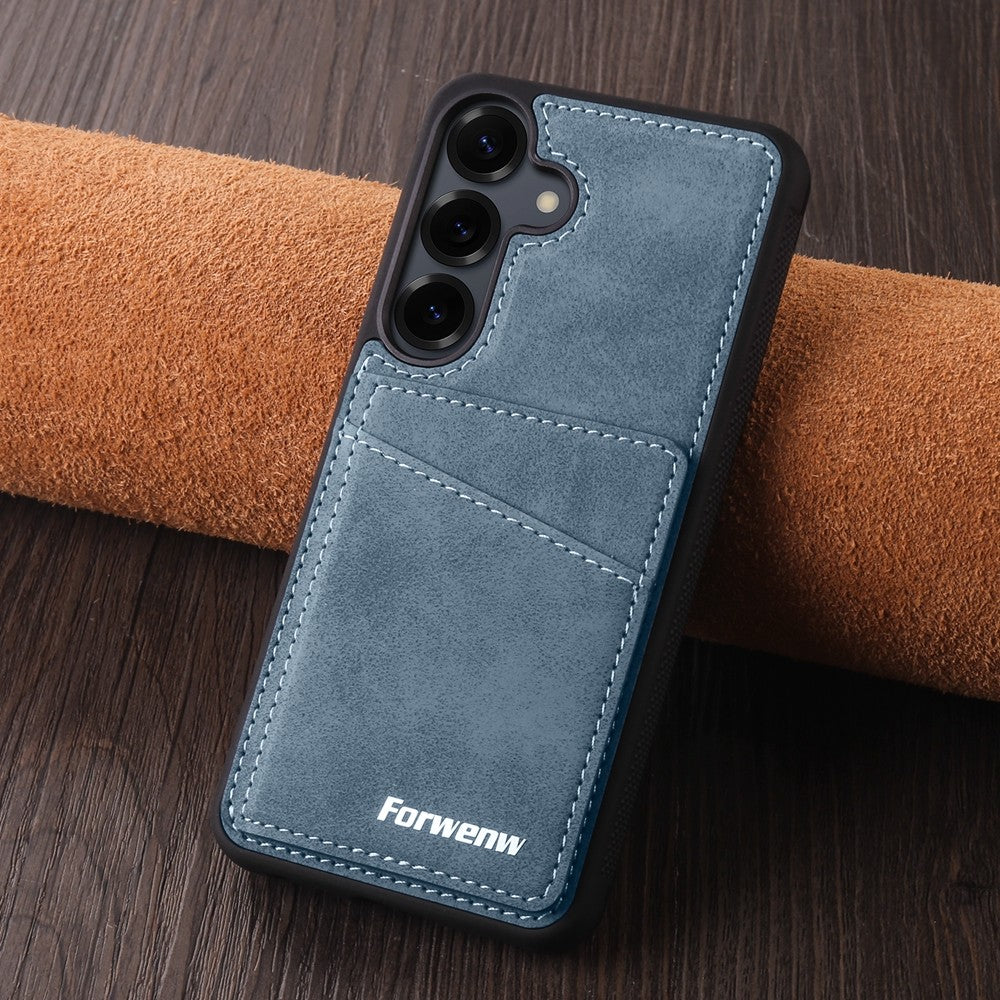 Samsung Galaxy A56 5G Premium Leather Wallet Card Holder Back Cover with Stitching & Camera Protection
