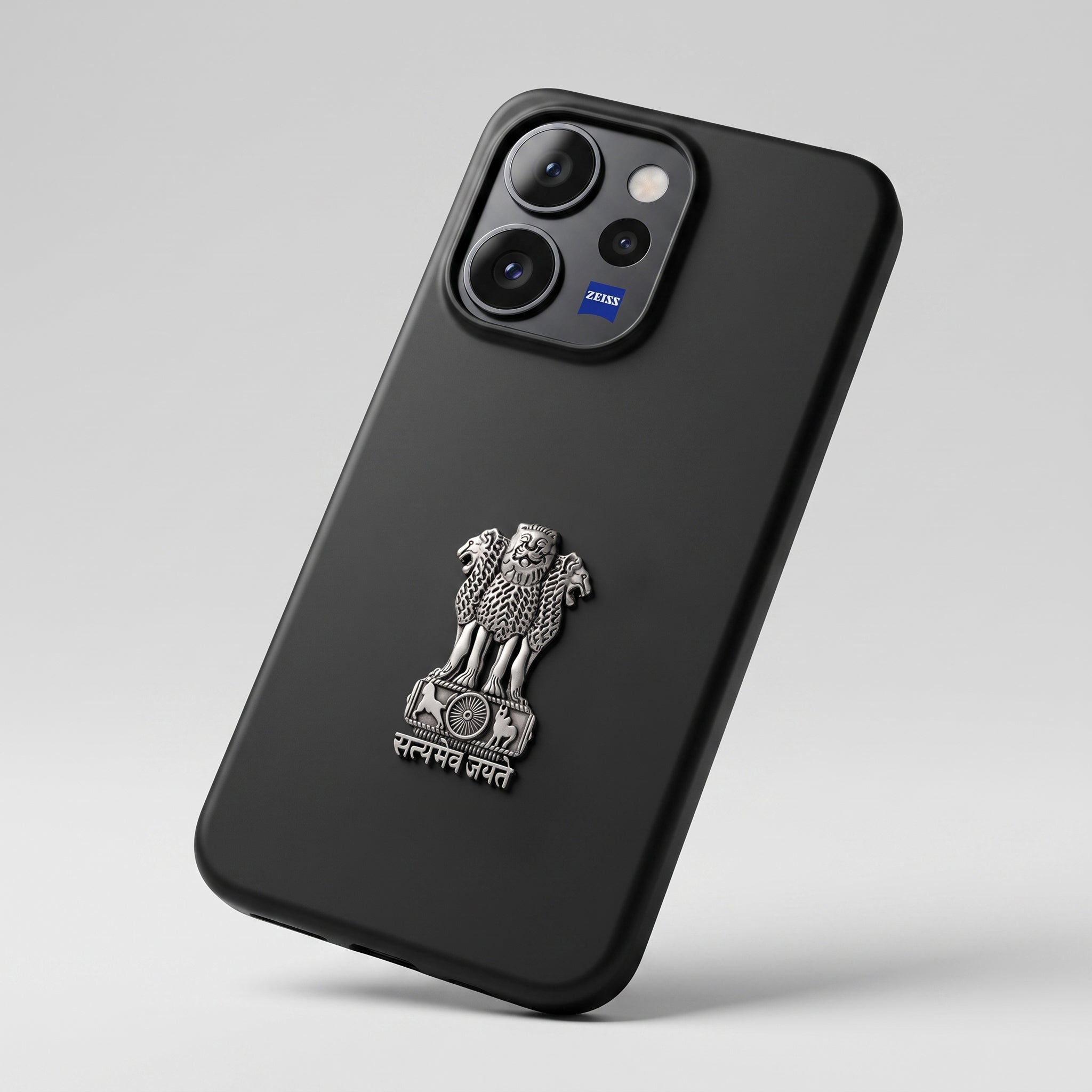 Vivo V70 Elite 5G Compatible Satyamev Jayate 3D Metal Emblem Sticker